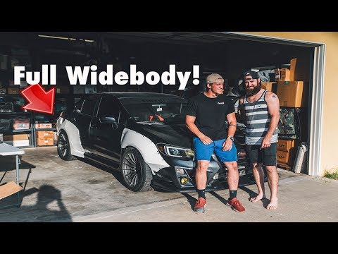 WE FINISHED INSTALLING THE WRX WIDEBODY!