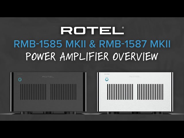 Video of Rotel RMB-1587 MKII 