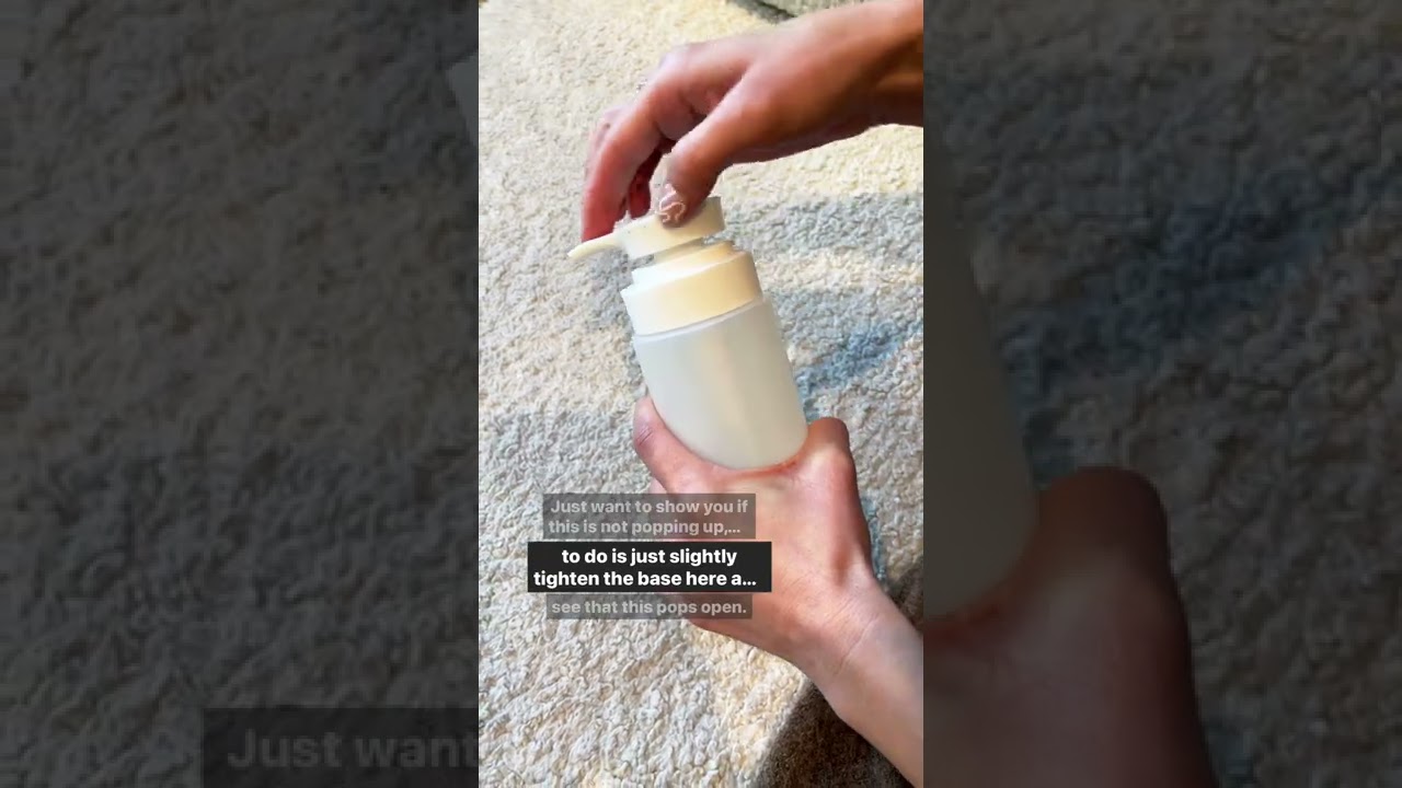 Skincare Pump Not Working How-To Fix It | #SHORTS