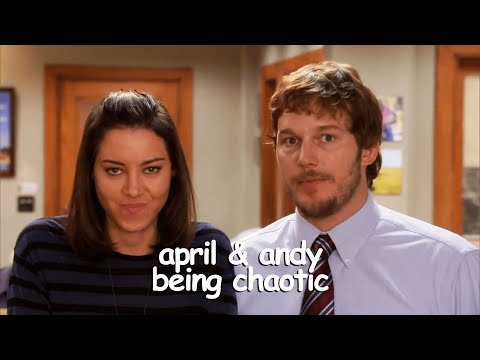 april and andy being a chaotic couple | Parks and Recreation | Comedy Bites