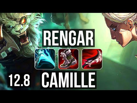 RENGAR vs CAMILLE (TOP) | Rank 2 Rengar, 3.5M mastery, 1200+ games, 10/2/4 | KR Challenger | 12.8