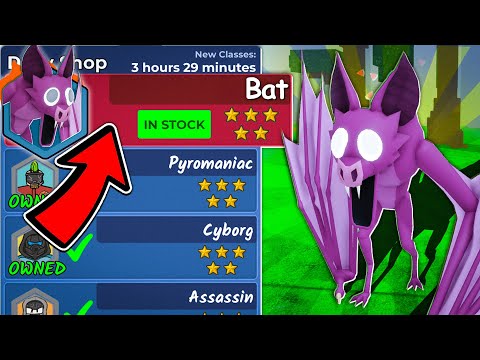 I'm unlocking a new Bat! class in 99 Nights!