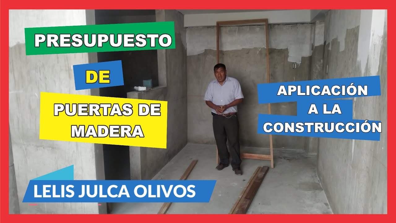 𝗣𝗥𝗘𝗦𝗨𝗣𝗨𝗘𝗦𝗧𝗢 𝗗𝗘 𝗣𝗨𝗘𝗥𝗧𝗔 𝗗𝗘 𝗠𝗔𝗗𝗘𝗥𝗔