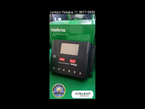 CONTROLADOR DE CARGA SOLAR PWM 30A ECP 3024 INTELBRAS TELEVIT ENERGIA SOLAR OFFGRID