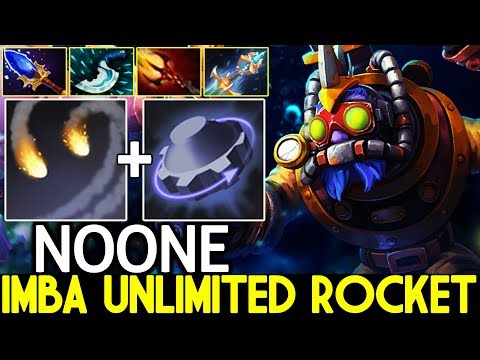 NOONE [Tinker] Unlimited Rocket Crazy TOP Mid Laner Show 7.22 Dota 2