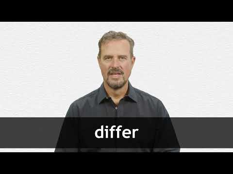 DIFFER definition in American English Collins English Dictionary
