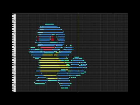 MIDI Drawing no. #23 - Squirtle (Pokémon 007)