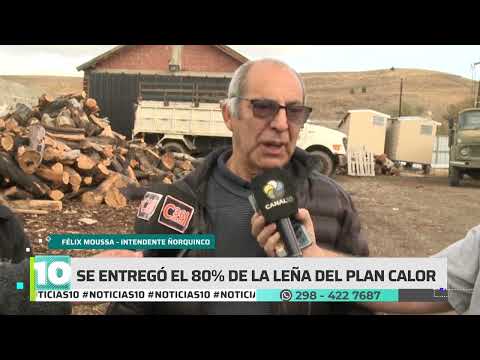 #Noticias10 | Plan Calor: se entregó leña en Ñorquinco