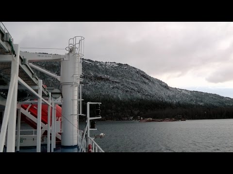 Fjordfahrt in Norwegen mit MS "Anna Sirkka" - Von Moss nach Svelvik - Nov. 2015