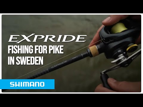 Fishing for Pike in Sweden with the Shimano Expride Casting rod