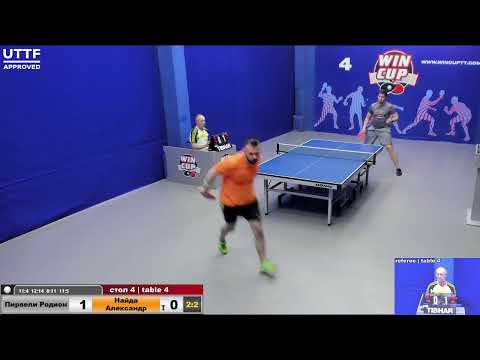 23:10 Пирвели Родион (2:3) Найда Александр стол 4 Юг-4   21.07.21