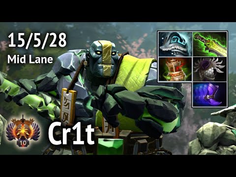 Cr1t Earth Spirit Mid Lane. Full game