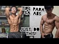 IMPORTANT THINGS TO DO PARA LUMABAS ANG ABS | 6 PACK ABS TIPS