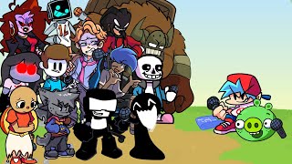 Cover art for FNF Vs. Bad Piggies BETADCIU