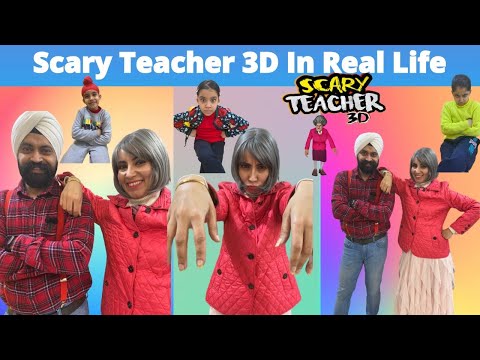 Scary Teacher 3D In Real Life - Part 1 | RS 1313 VLOGS | Ramneek Singh 1313