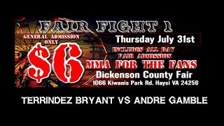 preview picture of video 'UrFight Fair Fight 1 Terrindez Bryant vs Andre Gamble 2014-07-31'