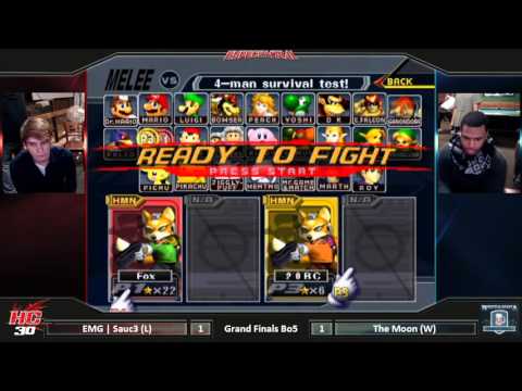 HC30 Melee Grand Finals Bo5: EMG | Sauc3 (Fox) vs The Moon (Fox)