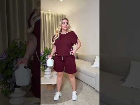 Футболка и шорты большие размеры - фото 1 - id-p2618442651