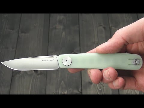 Real Steel Gslip Compact Satin VG10 Natural G10 Slip Joint Folding