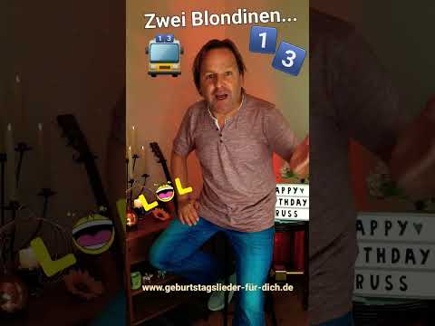 Zwei Blondinen fahren Bus, Witz des Tages