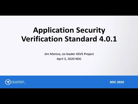 From the OWASP Top Ten(s) to the OWASP ASVS - Jim Manico