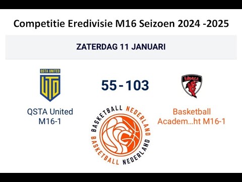 QSTA United M16-1 vs BAU M16-1 - 11/01/2025