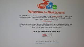 What happens when you try to go to the 2008 Nick Jr. website on the Wayback Machine