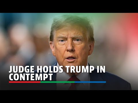 Judge fines Trump 9,000 for contempt in hush money trial, threatens jail