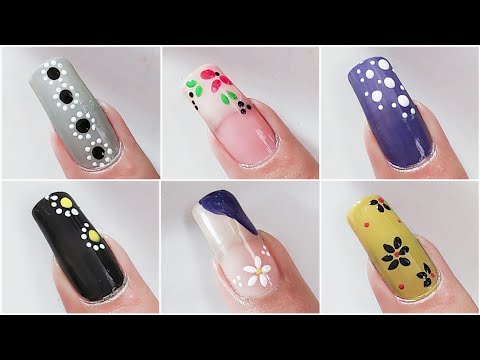 Uñas decoradas 2024 / Easy Nail Art designs For Winter Special 🖤🥀