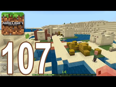 TapGameplay - Minecraft: Bedrock Edition - Gameplay Walkthrough Part 107 - Desert Village 2 (iOS, Android)