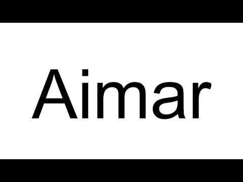 How to Pronounce Aimar
