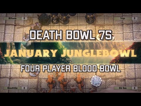 The Jungle Bowl!! Death Bowl 7s | Four Player Blood Bowl Game! (Bonehead Podcast)