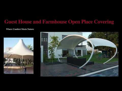 Waterproof Canopy Tensile Fabric Structure