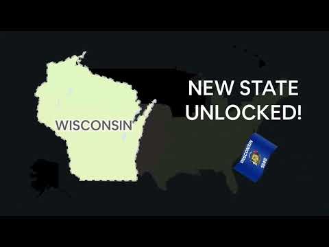 Ryan Trahan “New State Unlocked” (Wisconsin) 50 States in 50 Days.