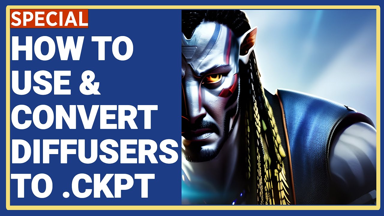 How to Run and Convert Stable Diffusion Diffusers (.bin  Weights) & Dreambooth Models to CKPT File