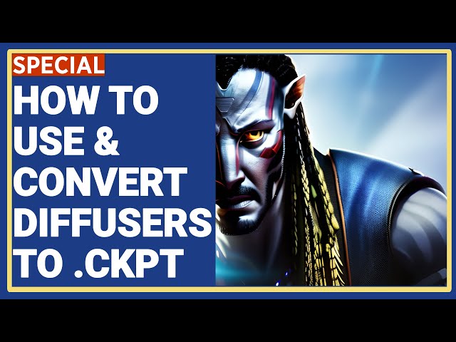 How to Run and Convert Stable Diffusion Diffusers (.bin Weights) & Dreambooth Models to CKPT File