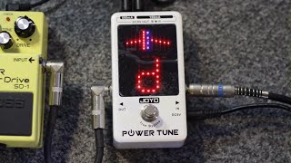 Video thumbnail for JOYO POWER TUNE POWER SUPPLY AND TUNER PEDAL Product Demo by Medium Rare Musicians