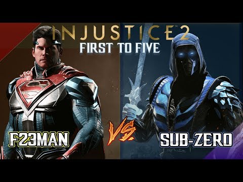 Injustice 2: F23MAN VS SUB-ZERO - First To Five - Who wins in this MU??