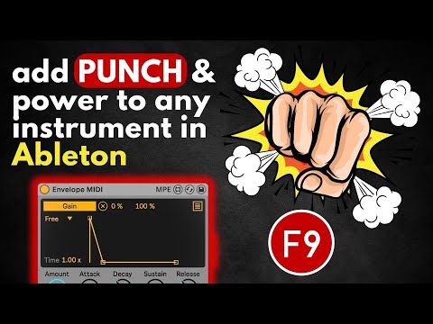 Extra PUNCH for any instrument in ABLETON Live 11 - 100% FREE