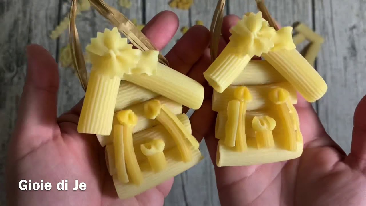 Tutorial - Come creare un presepe con la pasta