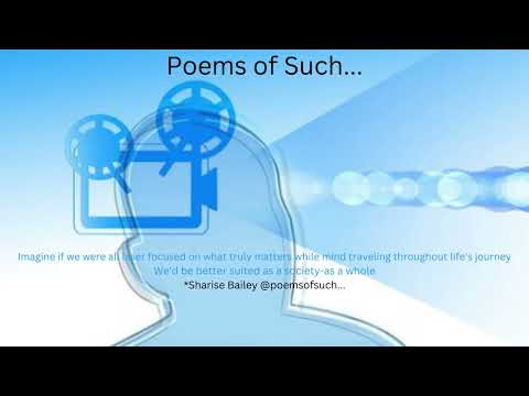 Imagine if we were all laser focused...| @poemsofsuch...