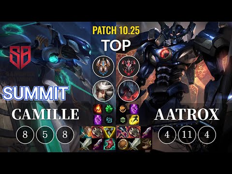 SB Summit Camille vs Aatrox Top - KR Patch 10.25