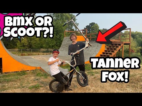 Caiden BMX vs Tanner Fox!