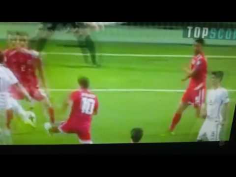 MITROGLOU INSANE GOAL FOR GREECE VS GIBRALTAR! WORLD CUP QUALIFIER