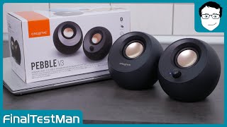 USB-C Lautsprecher für dein Homeoffice: Creative Pebble V3 im Test
