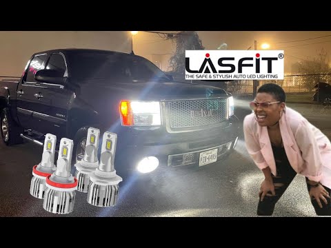 LASFIT Full Package LED Bulb Kit For 08-13 GMC Sierra
