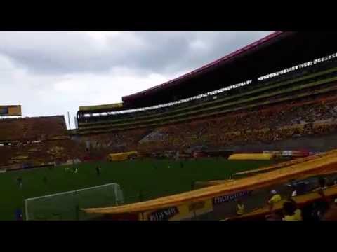 "ZONA NORTE VALENCIA - SE VIENE LA BARRA DEL MONUMENTAL - VAMOS VAMOS BARCELONA QUE TENEMOS QUE GANAR" Barra: Zona Norte &bull; Club: Barcelona Sporting Club