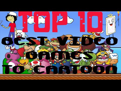 Top 10 best video game cartoons! (Videogame to cartoon adaptations)