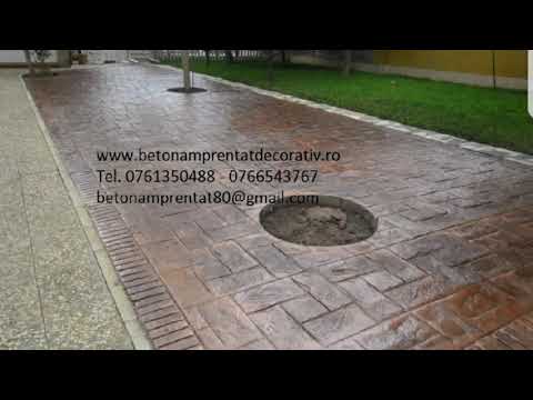 Beton Amprentat Slobozia Botești - Vrancea  Tel.0761350488 -0766543767