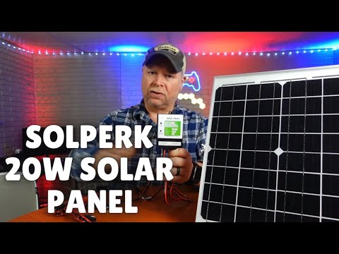 SOLPERK 20W Solar Panel HOW TO INSTALL